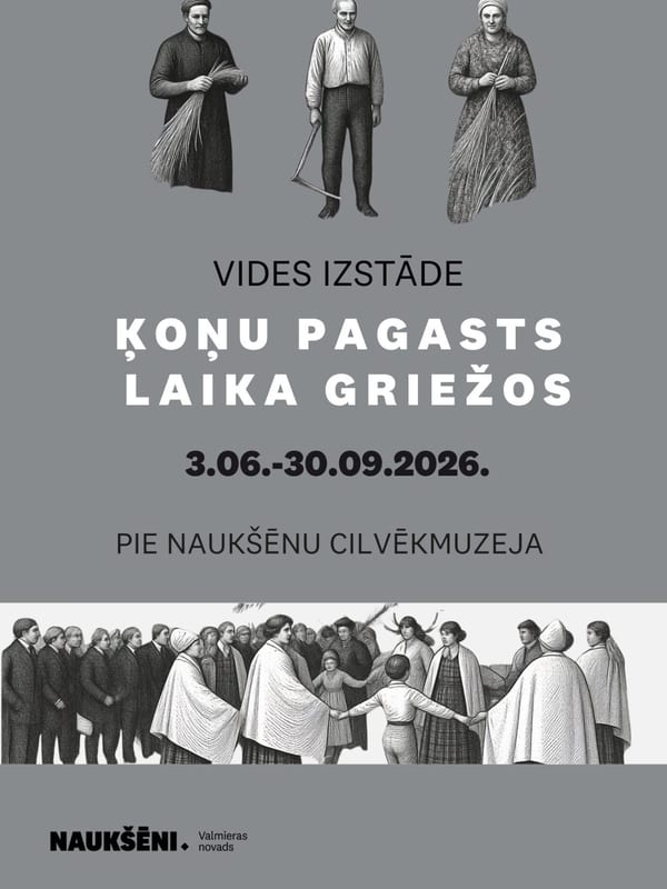 Naukšēnu cilvēkmuzejā vides izstāde “Ķoņu pagasts laika griežos”