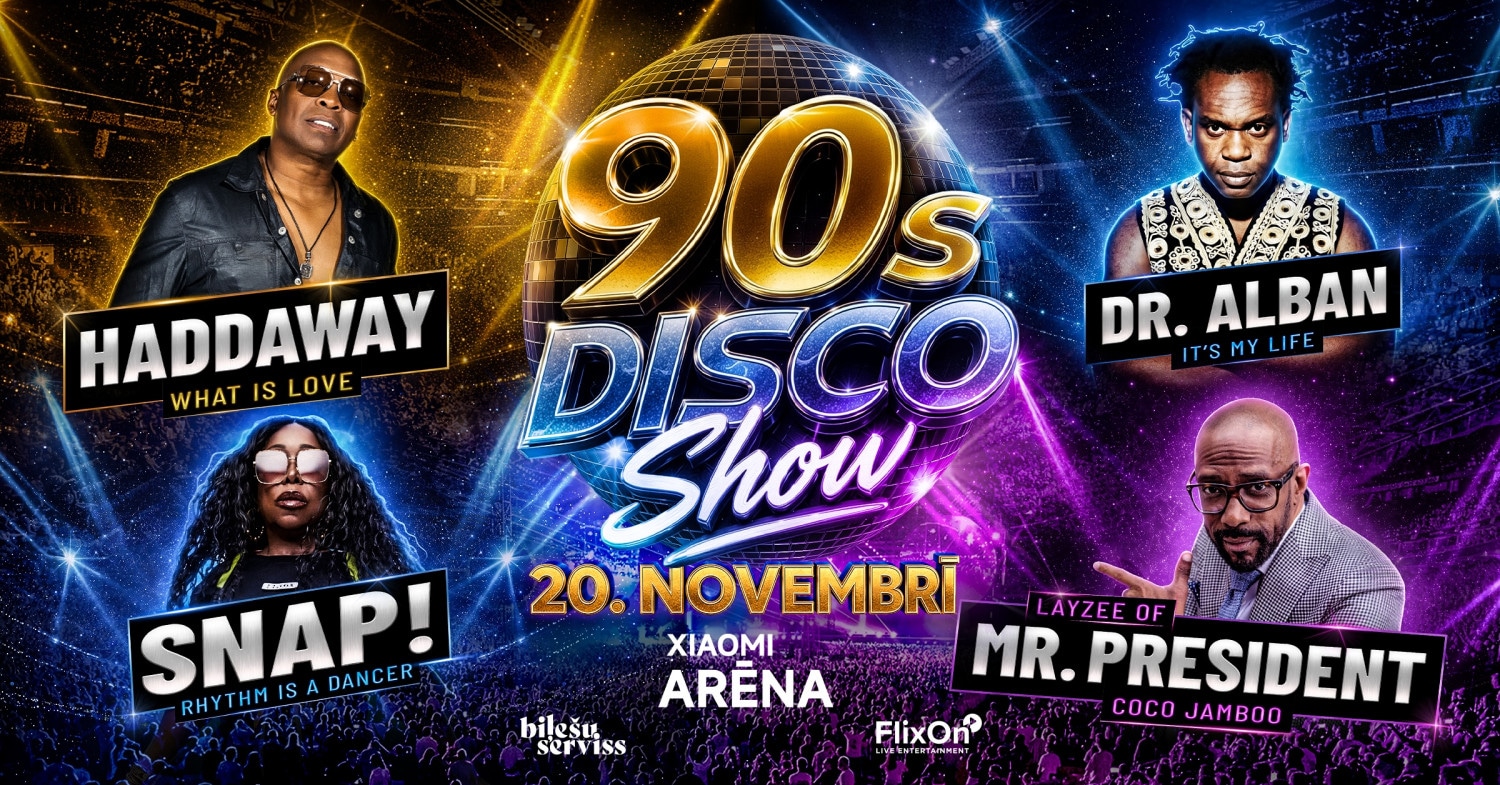 Grand Disco Show 2026: Haddaway | Dr. Alban | Mr. President | Snap