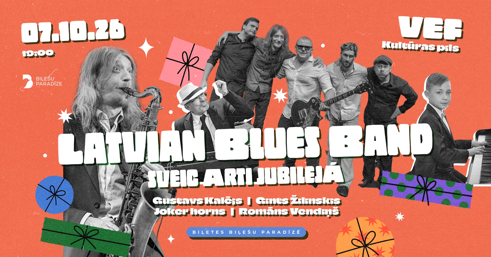 Latvian Blues Band sveic Arti jubilejā