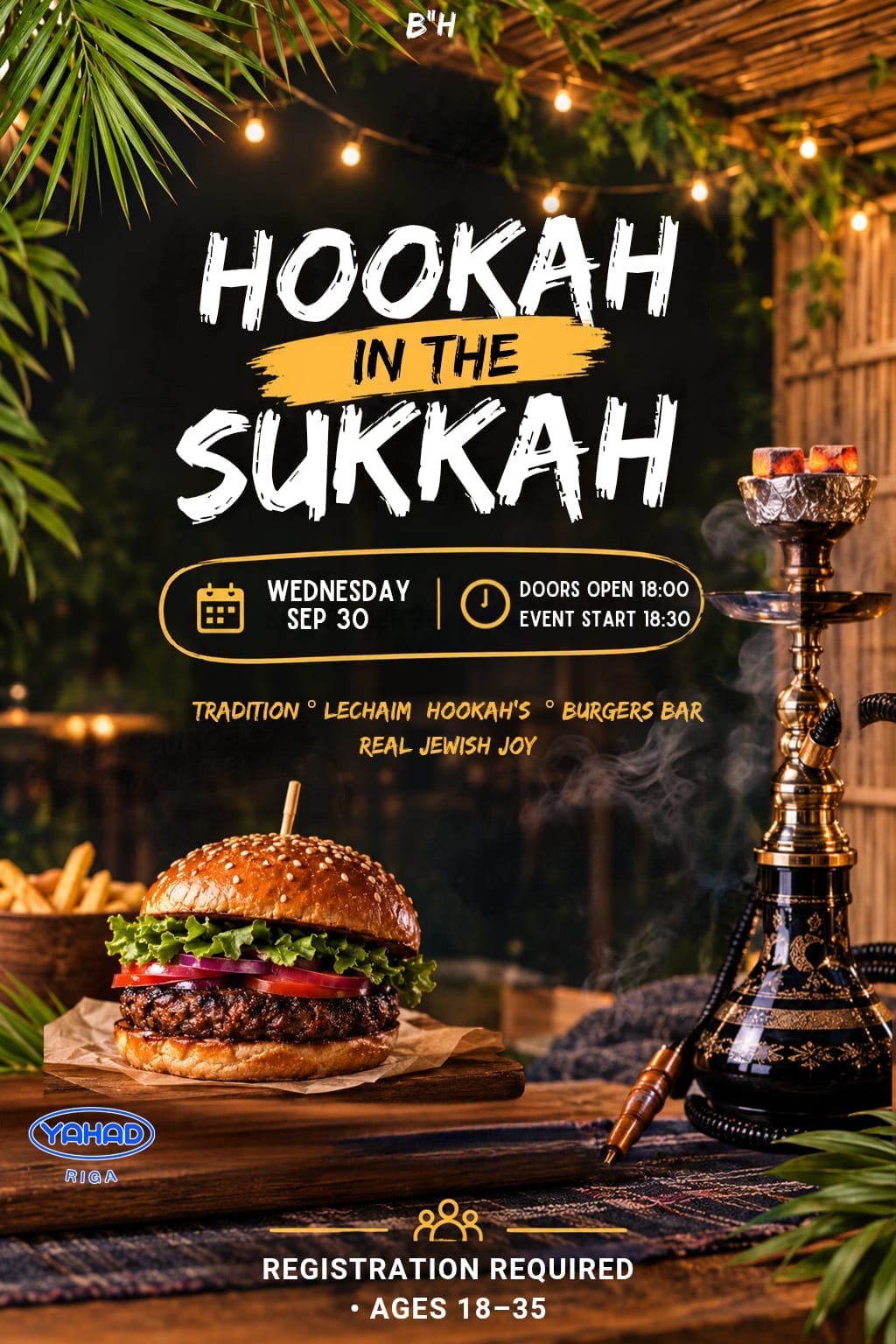 Hookah in the Sukkah