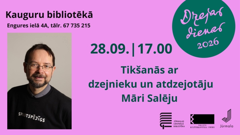 Tikšanās ar dzejnieku un atdzejotāju Māri Salēju