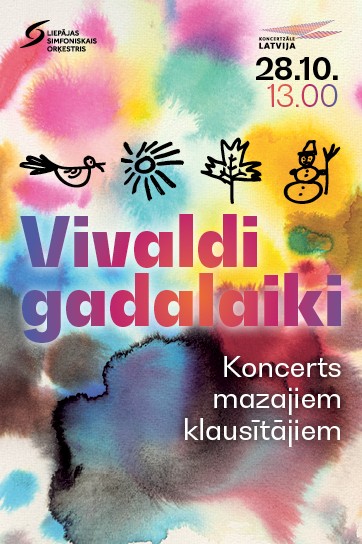 Koncerts mazajiem klausītājiem. Vivaldi gadalaiki. Liepājas Simfoniskais orķestris