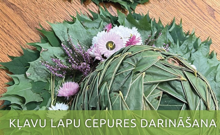 Kļavu lapu cepures darināšana | Meistarklase