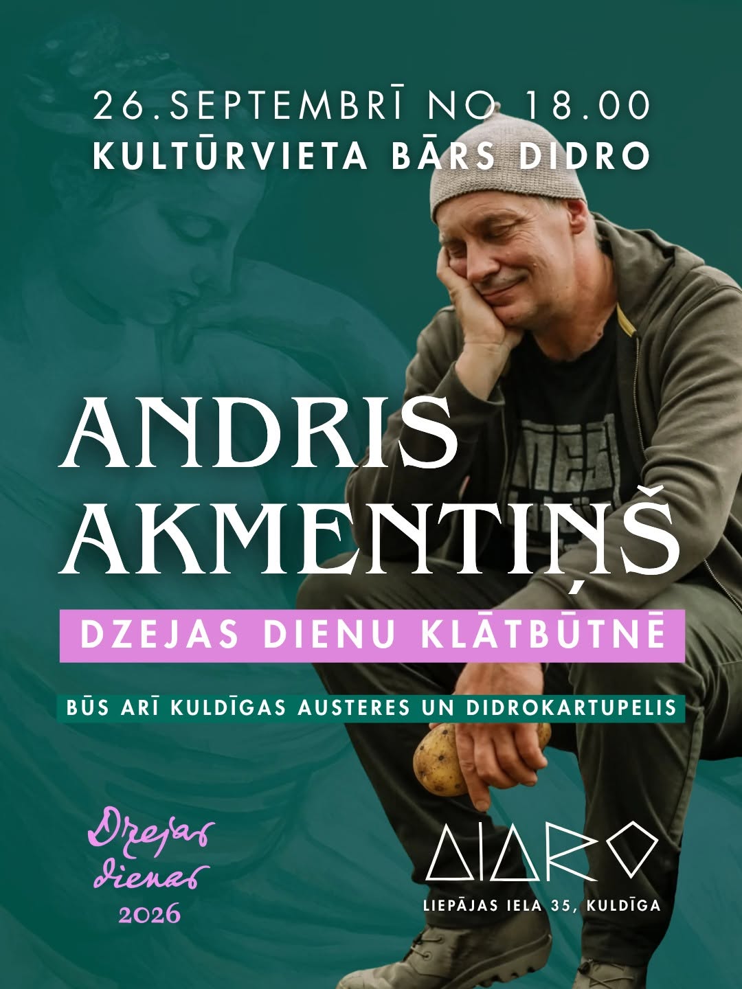 Tikšanās ar dzejnieku Andri Akmentiņu