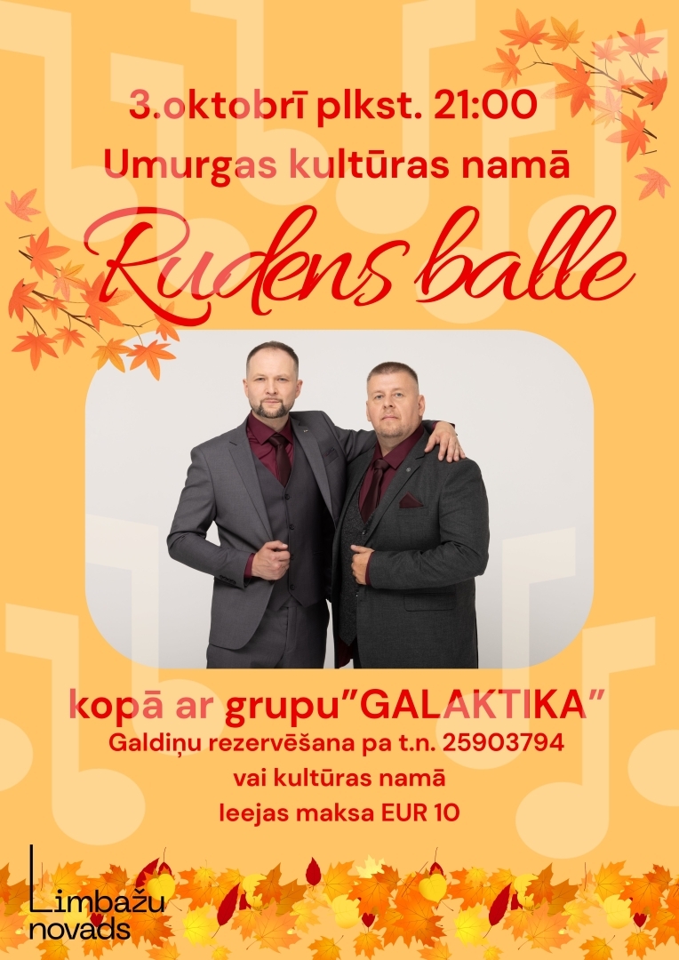 Rudens balle kopā ar grupu "Galaktika"