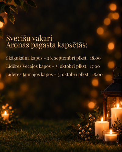 Svecīšu vakari Aronas pagastā