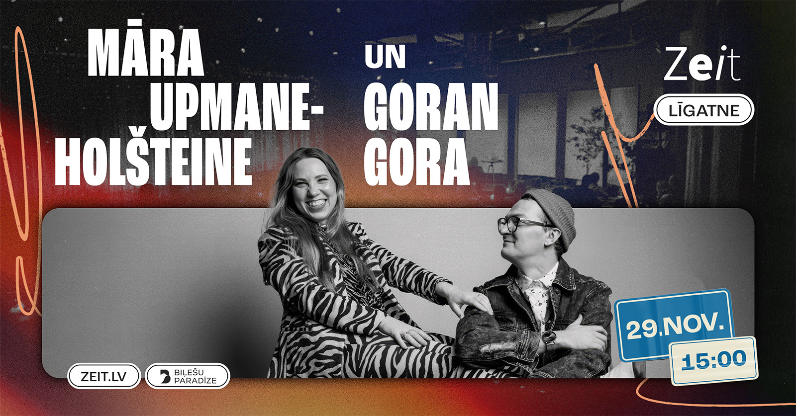 MĀRA UPMANE-HOLŠTEINE un GORAN GORA | Zeit Radošais Kvartāls