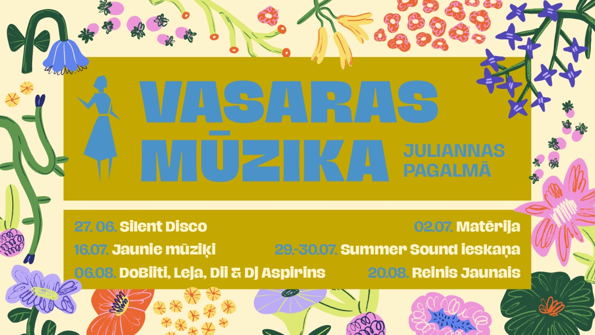 Vasaras Mūzika Juliannas Pagalmā: "Summer Sound" ieskaņa
