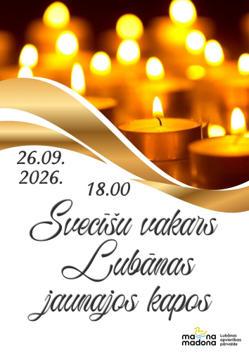 Svecīšu vakars Lubānas jaunajos kapos