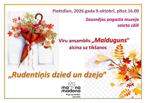 „Rudentiņis dzied un dzejo” Sausnējā