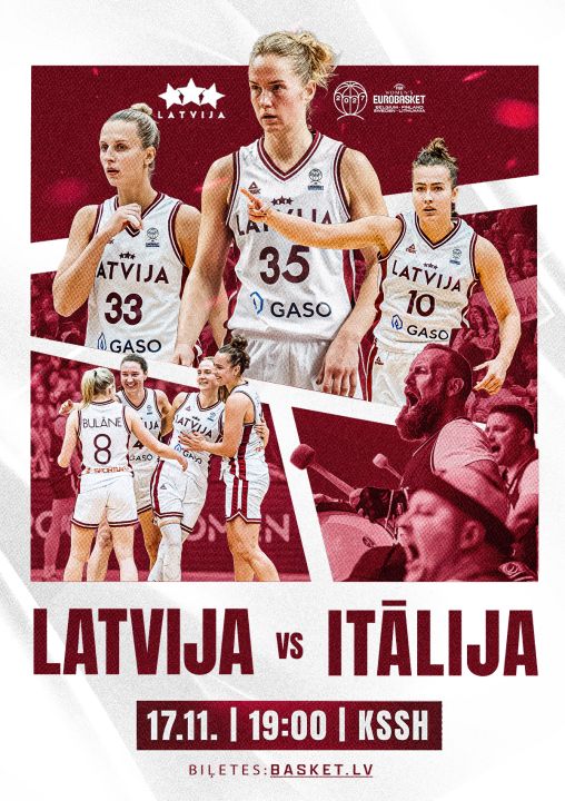 ​2027. gada Eiropas sieviešu basketbola čempionāta kvalifikācijas spēle: Latvija – Itālija