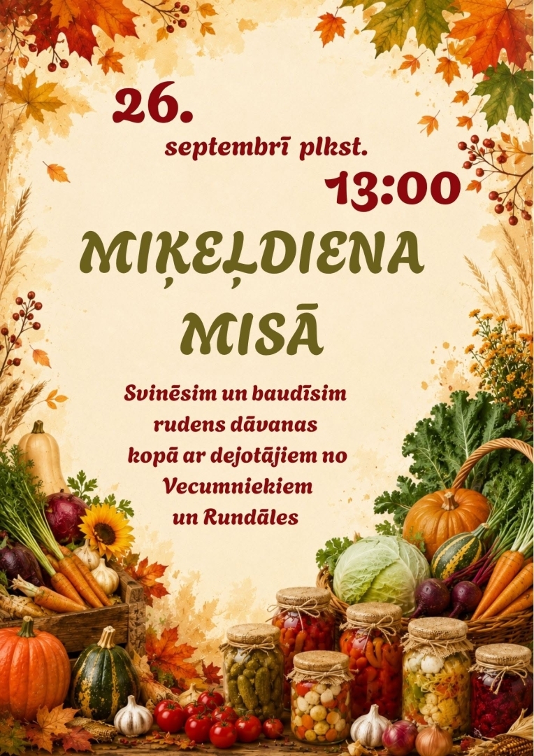 Miķeļdiena Misā