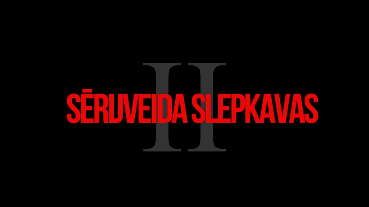 SĒRIJVEIDA SLEPKAVAS 2. Rūtas Treijas kriminoloģijas lekcijizrāde