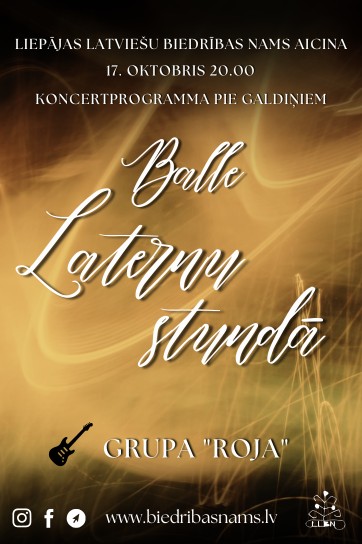 Koncertprogramma pie galdiņiem “Laternu stundā”