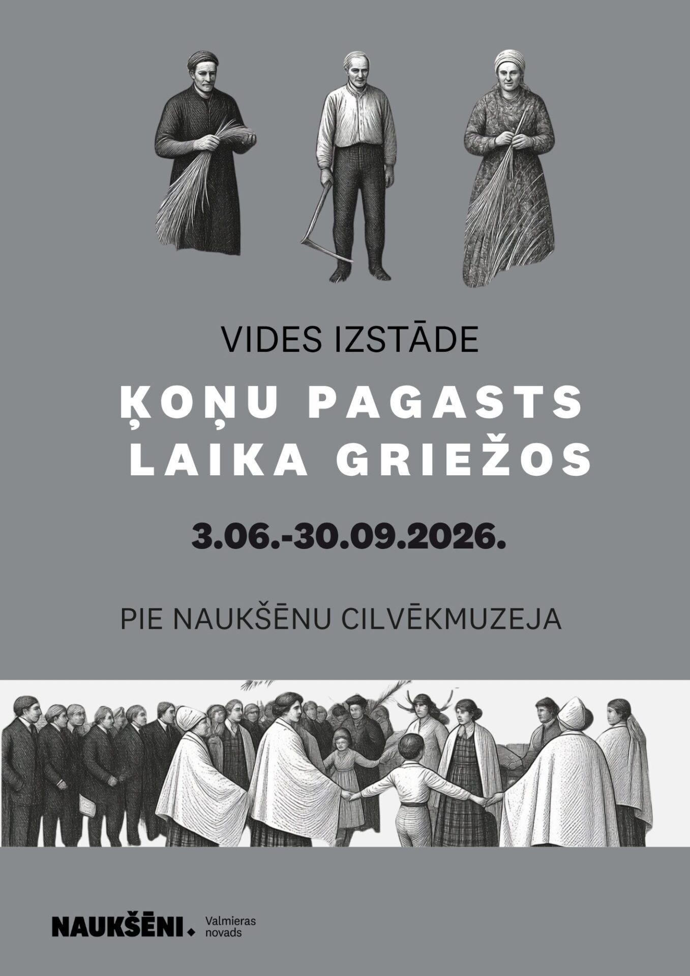 Naukšēnu cilvēkmuzejā vides izstāde “Ķoņu pagasts laika griežos”