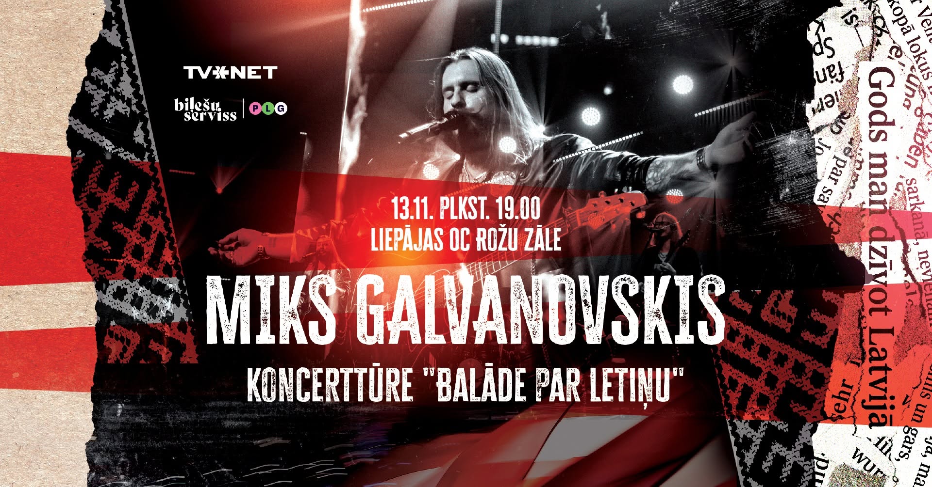 Miks Galvanovskis | Liepāja | Koncerttūre "Balāde par Letiņu"