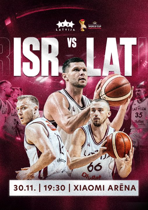 Izraēla – Latvija. FIBA Pasaules kauss 2027. Kvalifikācija