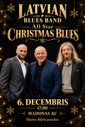 Latvian Blues Band aicina uz īpašu Ziemassvētku koncertu “All Star Christmas Blues”