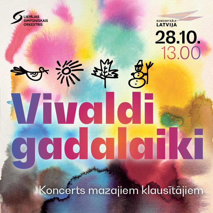 Koncerts mazajiem klausītājiem. Vivaldi gadalaiki. Liepājas Simfoniskais orķestris