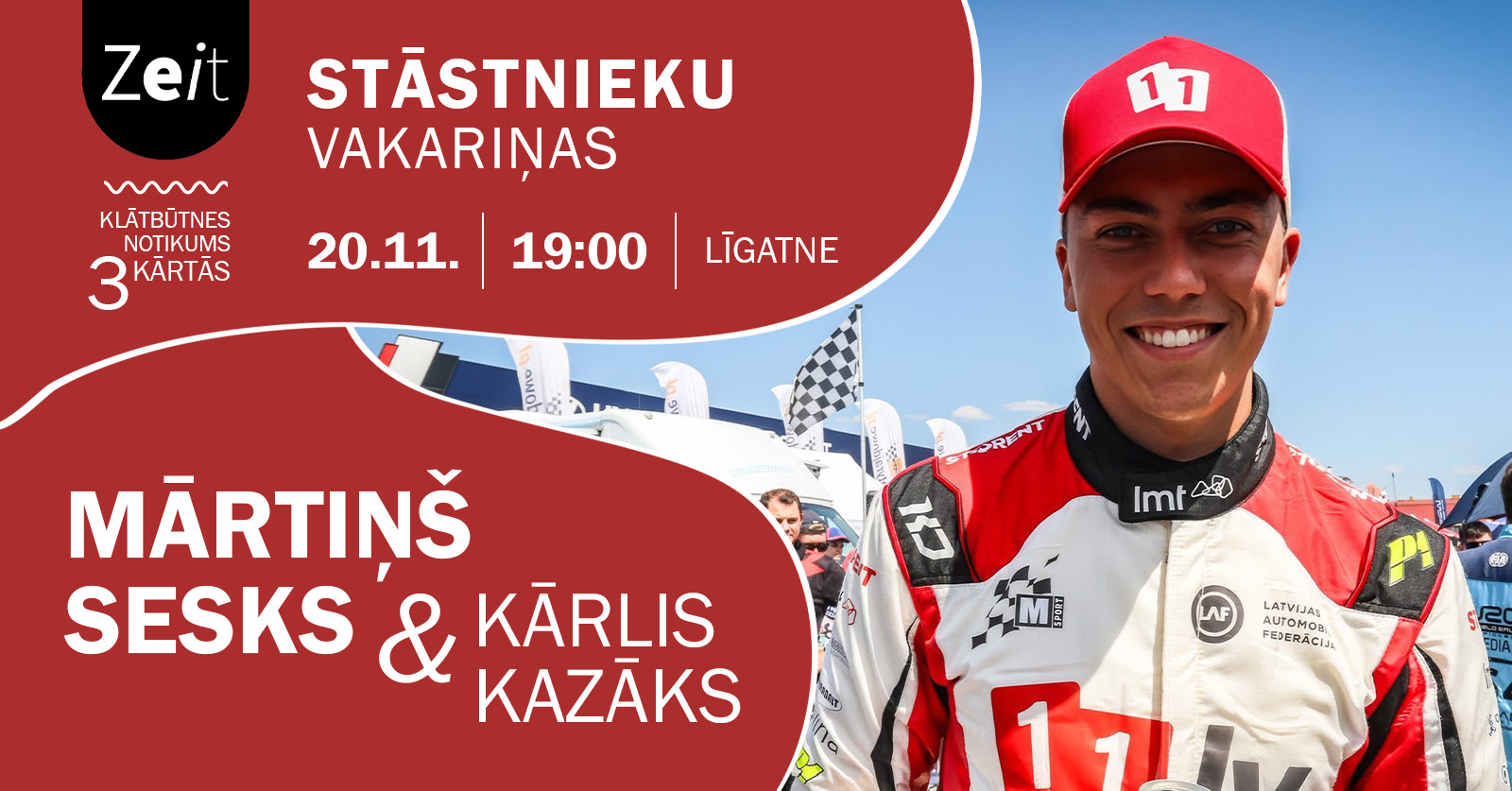 MĀRTIŅŠ SESKS un KĀRLIS KAZĀKS | Stāstnieku vakariņas