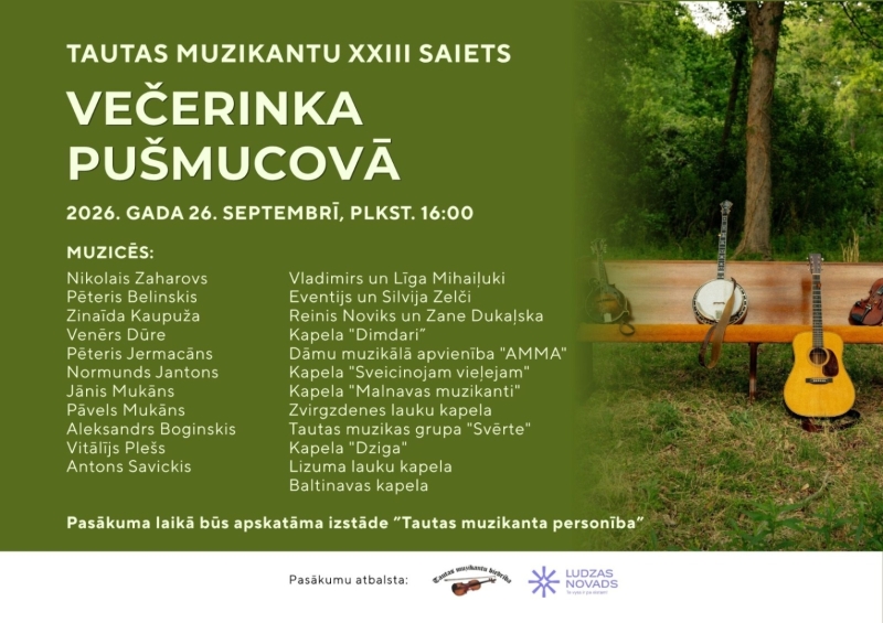 Tautas muzikantu XXIII saiets "Večerinka Pušmucovā" Pušmucovas KN