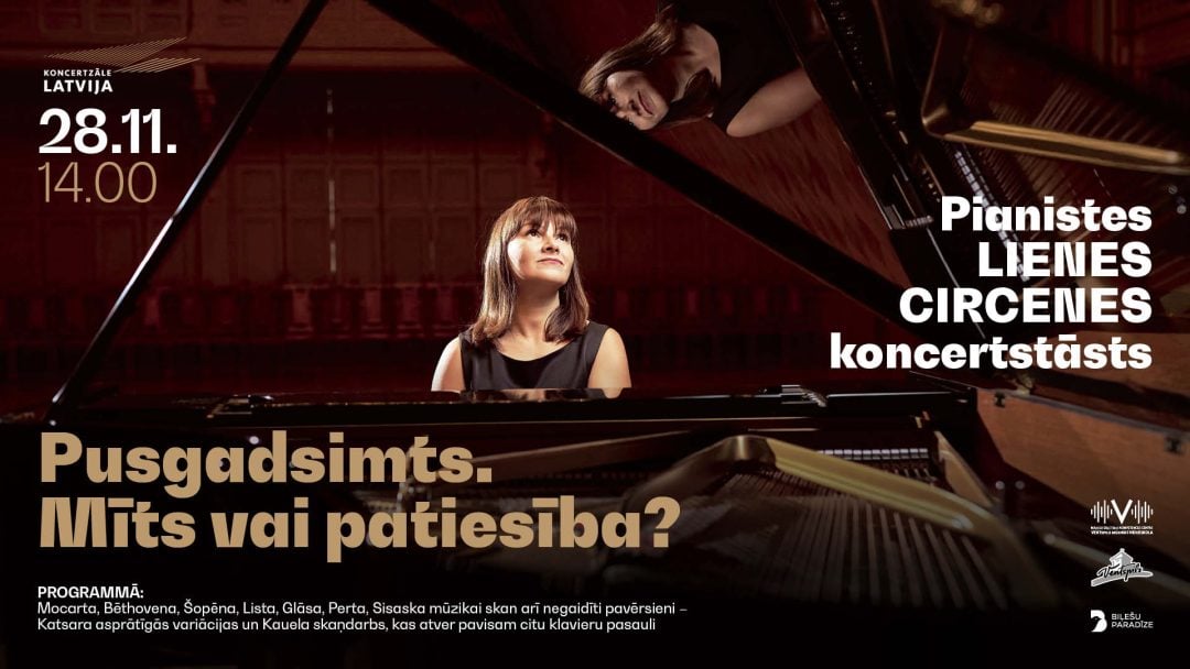 Pianistes Lienes Circenes koncertstāsts “Pusgadsimts. Mīts vai patiesība?”
